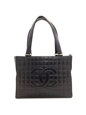 Chanel Choco Bar Gold Tote Lambskin